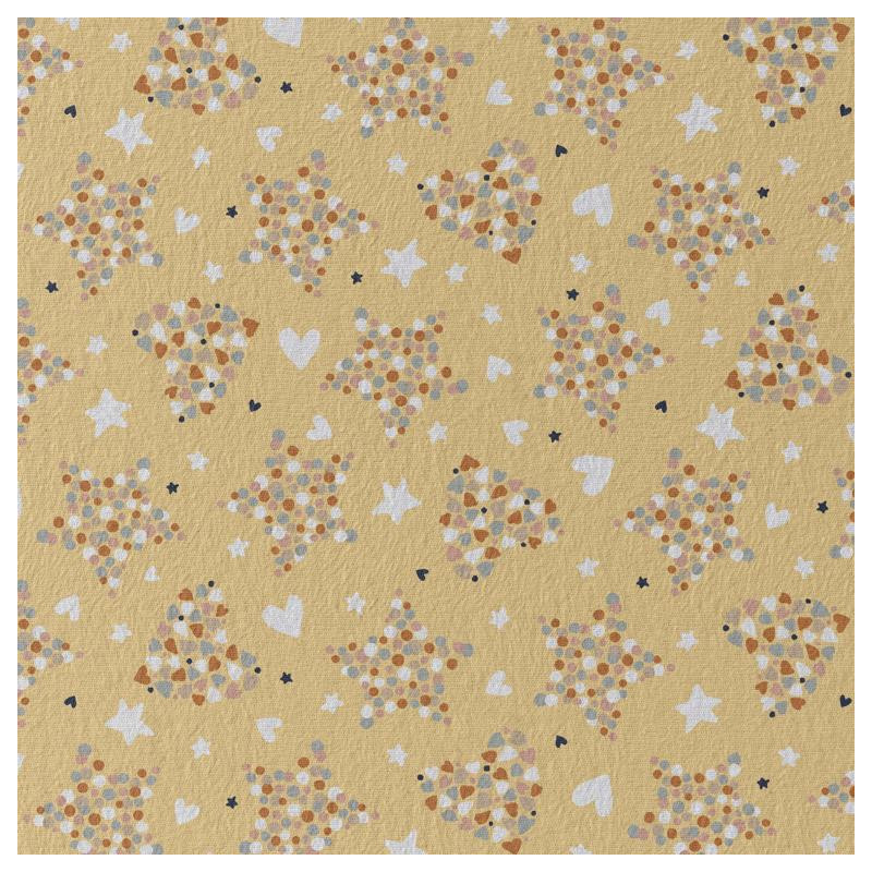 Printed Jersey ELEKSO Wheat / Vintage Multicolored